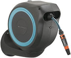 Gardena 18600 50 Foot Wall Mounted Retractable Hose Reel, 50 ft, Standard, Turquoise by Unknown
