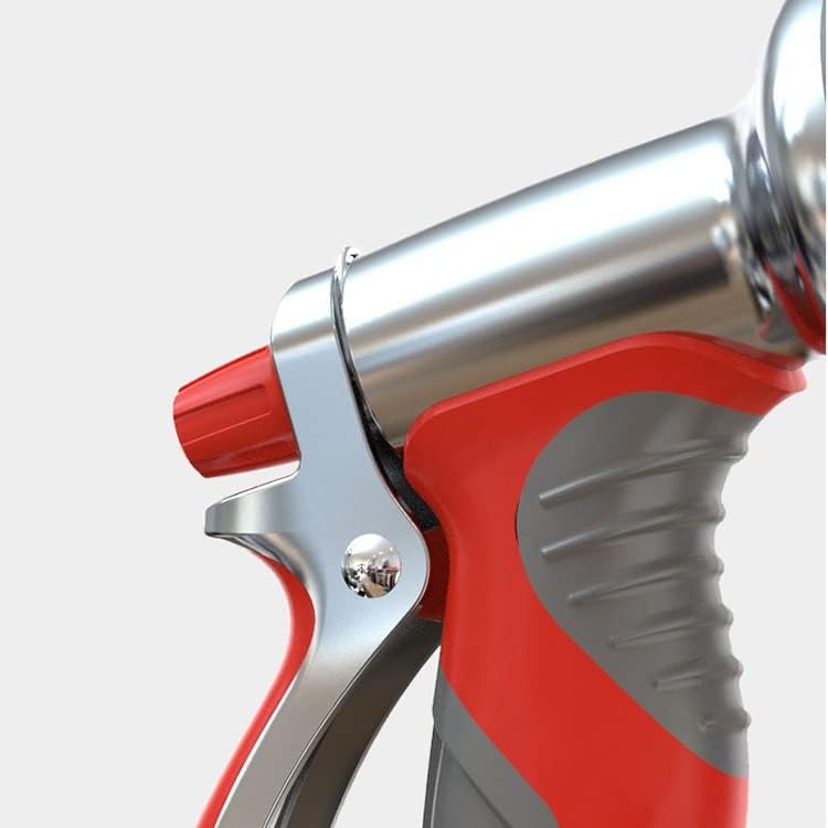 Garden Hose Nozzle Spray Nozzle, 9 Hose Metal Duty Watering Patterns Thumb Control On Off Valve, High Pressure Nozzle Sprayer for Watering Plants, Car Wash, Cleaning, Showering Pets (Color : B - Image 7
