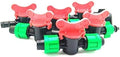 (50-Pack) Drip Irrigation Tubing 1/2" Universal Shut Off Valve - Perma Connector Barbed Locking Fitting - Fits All Brands 16-17mm Drip Tape & Tubing (50, Shut Off Valve) by OneStopOutdoor