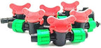 (50-Pack) Drip Irrigation Tubing 1/2" Universal Shut Off Valve - Perma Connector Barbed Locking Fitting - Fits All Brands 16-17mm Drip Tape & Tubing (50, Shut Off Valve) by OneStopOutdoor