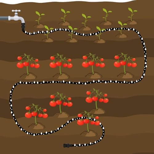 AIODE Flat Soaker Hose 150FT(50FT 3Pack) for Garden Beds Drip Hose Heavy Duty Save 80% Water for Vegetable Tree (150FT) - Image 6