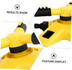 2pcs Rotating Garden Sprinkler with Weighted Base Propeller Watering Tool for Even Lawn Irrigation Water-Saving System for Uniform Coverage - Image 3