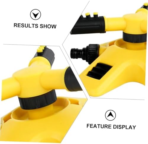2pcs Rotating Garden Sprinkler with Weighted Base Propeller Watering Tool for Even Lawn Irrigation Water-Saving System for Uniform Coverage - Image 3