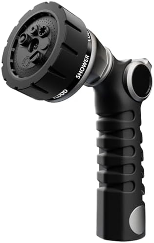 RESTMO Heavy Duty Hose Nozzle, Metal Garden Water Hose Sprayer by Restmo