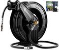 Retractable Pressure Washer Hose Reel, 50FT x 3/8" by MHJLBJQ