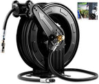 Retractable Pressure Washer Hose Reel, 50FT x 3/8" by MHJLBJQ