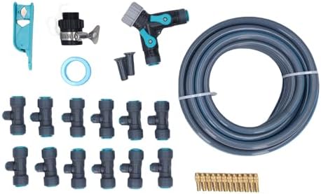 Drip Sprinkler, Adjustable Irrigation System with Atomization Nozzle, Drip and Mist Mode Watering for Garden, Ideal for Flower Bed, Potted Plants, Greenhouse, Lawn, Patio - Image 6
