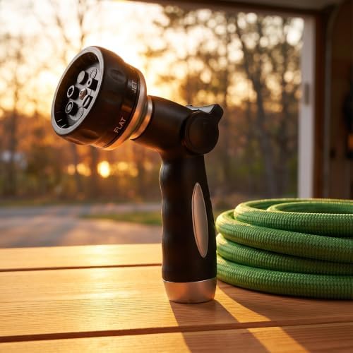 Ipetboom Car Wash Hose Nozzle, Thumb Control Garden Sprayer with 7 Pattern - Image 7