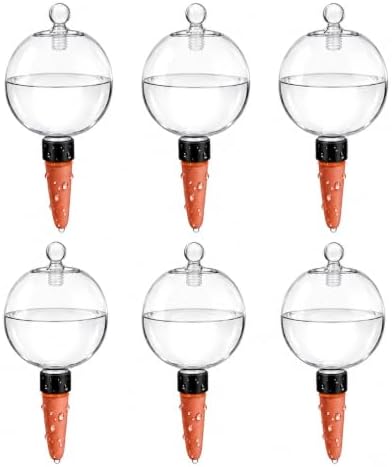 26oz EX-Large Self Watering Globes with Cover (6 PCS) by Unknown