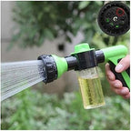 Portable Water Gun Hose Nozzle Car Washer Garden Watering Jet Spray High Pressure Sprinkler Foam Lance Automobiles Cleaning Tool(Yellow) - Image 2