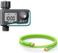 Automatic 1 Zone Sprinkler Timer & 5ft Leader Hose Bundle | Sprinkler Timer for Drip Irrigation, Sprinklers, Potted Plants | Easy Setup, Leak-Proof, Lightweight by RainPoint