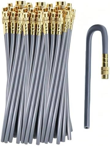 50PCS Garden 1/4Inch Bendable Mist Nozzle,Length- 19.6Inch Copper Sprinkler by MUCIAKIE