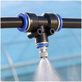 Misting Cooling Drip Irrigation System - Outdoor Micro Spray Sprinkler Kit with Adjustable Nozzle for Greenhouse, Farm, Chicken & Livestock Cooling and Watering by Unknown