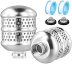 Metal Gentle Flow Watering Soaker Sprinklers, 2 Pcs Bubbler Sprinkler Heads, Aluminum Alloy 3/4-15Nh Thread Diffuser Flood Nozzles with Filter Screens & Sealing Tape for Garden, Yard - Image 5