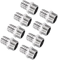 8pcs Stainless Steel Hose Barb Fittings 1" Barb to 1" NPT Male by Kozelo