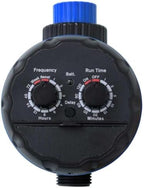 Automatic Garden Water Timer, Single Outlet Programmable Irrigation Controller with Matte Black Finish, Waterproof ABS Digital Hose Faucet Timer for Lawn and Yard Care - Image 3