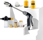 Garden Hose High Pressure Nozzle, Powerful Hose Nozzle High Pressure, Professional, Utilizes Hydraulic Boosting Technology for Garden Hoses, Cars, Lawns, and Outdoor Cleaning, Effortless Removal (B) by Unknown