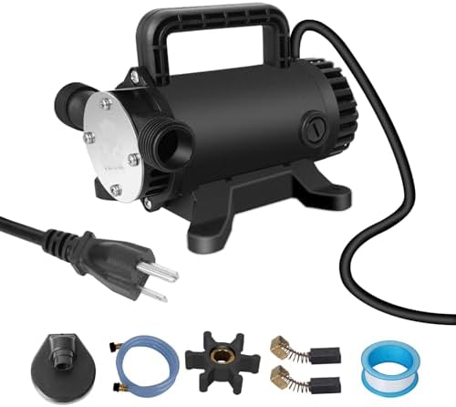 Water Pump 115V 1/10 HP 260 GPH Utility transfer Pump-Black by FLOWPAC