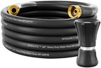 SPECILITE 3/4" Garden Rubber Hose 25 ft with High Flow Nozzle by SPECILITE