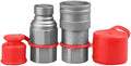 1/2" NPT Skid Steer Hydraulic Couplers Bobcat Flat Face Hydraulic Couplers by Unknown