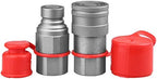 1/2" NPT Skid Steer Hydraulic Couplers Bobcat Flat Face Hydraulic Couplers by Unknown