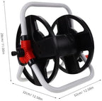 Freestanding Hose Reel Holder with Coiling Mechanism for Outdoor Storage - Image 2