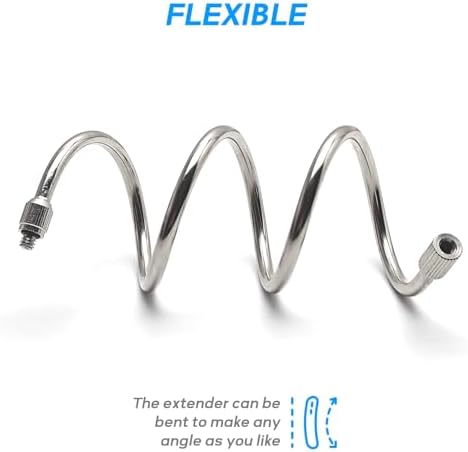 40 Pack Flexible Nozzle Extensions, Brass Mist Rod for Misting System, Bendable Copper Extended Pole 10/24 UNC for Humidification, Cooling, Dust Control, Landscaping(5.6Inch, 19.5Inch, 20 each) - Image 3
