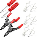 10 Sprinkler Head Tool Kit, Compatible with Hunter/Rain Bird, MP PGP Sprinklers Head Pull Up Repair Tool, Rotor Adjustment Screwdriver, Nozzle Tools, Nozzle Insertion Collar & Sprinkler Keys by Gulfmew