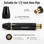 Timnamy High Pressure Water Nozzle, Powerful Home Sprayer with Adjustable Spray Patterns for Car Washing, Lawn & Garden Watering, Durable Metal Spray Nozzle (2) - Image 3