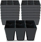 Epic Gardening 6-Cell Seed Starter Tray - 12 Trays - Black by EpicGardening