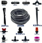 Drip Irrigation Kit, 200Ft+132pcs Garden Watering Automatic System - Micro DIY Irrigation Tubing Kits for Plants Flower Bed, Patio, Lawn (VariantValue) - Image 2