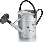 Garutom Galvanized Watering Can for Outdoor Indoor Plants, 1 Gallon Decorative Countryside Style Water Can with Removable Spout, Perfect Metal Watering Can for Indoor Plants and Garden Flower by Garutom