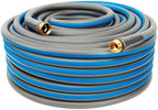 Premium Non-Expandable Water Hose, Heavy Duty, Drinking Water Safe, No Kink, Flexible | Ideal Garden, RV, Marine, & Farm Hose for All-Weather Use with Leakproof Brass Fittings | 5/8" x 75 - Foot by Thingamabobs