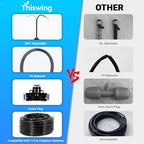 Thiswing 100FT 360° Adjustable Irrigation System with Water Timer - Image 4