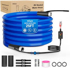 Nilight 25FT Heated Water Hose RV 5/8”Inside Diameter -45°F Freeze by Nilight