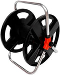 Hose Reel, 35 Meter Water Pipe Storage Rack Holder Freestanding Hose Winding Reel Cart for Outside Garden Patio Car Washing Watering by HAOHIZE