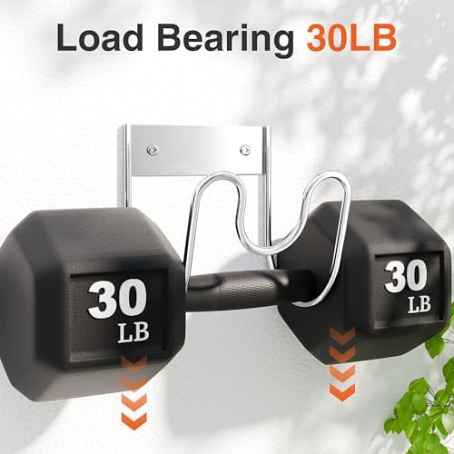Stainless Steel Garden Hose Holder - Extra Large Heavy Duty Silver SS304 Wall Mounted Hanger for Water Hose, Extension Cords, Vacuum Lines, Anti-Rust Patented Design - Image 3