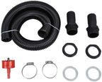 Rain Hose Connector Kit 39.4 Inch Plastic Rain Diverter Linking Kit for Rainwater Collection System (with Hole Opener) by Kuuleyn