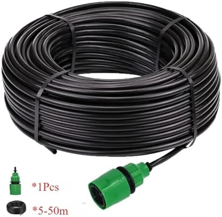 Ship Accessories 5-50m DIY 4/7mm PVC Garden Watering Garden Hose Micro Irrigation Pipe Drip Watering Kits with Adjustable Drippers Irrigation Accessories(50M) - Image 3