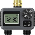Hose Water Timer, Programmable Sprinkler Timer with Rain Delay/Manual/Automatic Drip Irrigation System for Garden Yard, 2 Outlet by Unknown