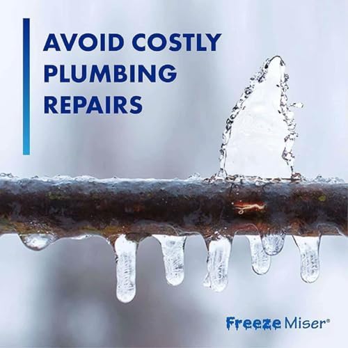 Freeze Miser Outdoor Faucet & Spigot Freeze Protection – Patented Valve Shield, Activates at Water Temperature Below 37°F/3°C – Durable Winter Cover Alternative – Quick Install, Saves Water – 1 Pack - Image 3