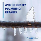 Freeze Miser Outdoor Faucet & Spigot Freeze Protection – Patented Valve Shield, Activates at Water Temperature Below 37°F/3°C – Durable Winter Cover Alternative – Quick Install, Saves Water – 1 Pack - Image 3