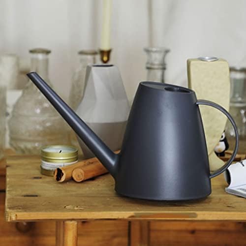 SUNESA Watering Can Watering Can for Indoor Plants 1.8L Handle with Long Spout Large Watering Pot for Indoor Outdoor Succulents Bonsai Garden Flower Spout Water Can (Color : Black) - Image 5