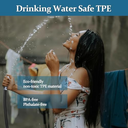 Garden Hose 100 ft, Made of TPE (BetterThan PVC/Hybrid Polymer), Lightweight yet Durable Water Hose with Ergonomic Grip, Drinking Water Safe Material, All-Weather, 3/4" GHT Fittings - Image 7