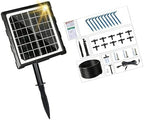 Water Saving Automatic Irrigation Sprinkler Set with Solar Panel for Greenhouses Patios Container Plant and Flowers Outdoor Plant Watering Clock by Guaber