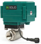 U.S. Solid 1/2" Smart Motorized Ball Valve - Brass Remote App Mobile-control Electrical Ball Valve with Manual Switch, Plug Connection - Image 4
