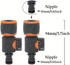 Expandable Garden Hose Repair Kit 10PCS Faucet Quick-Connect Valve Garden Water Hose Fittings Watering and Drip Irrigation System Adapter(B) - Image 2