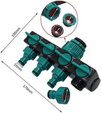 Garden Plumbing Adapter 1 European Standard Threaded Faucet Adapter for 4-Way Hose Distributor with 1/2" -3/4" -1" Internal Threaded Garden Hose (Color : Yellow) - Image 4