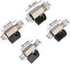 Hose Connector Adapter Garden Irrigation Regulates And Controls Air, Oil And Water 1/8" 1/4" 3/8" 1/2" BSP Male To Female Brass Ball Valve (Color : Gold) - Image 3