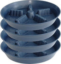 4 Pack Plant Saucer 12 inch, 8 10 14 17 inch, Plant Stand Plastic Plant Saucers for Indoors Outdoor, Heavy Duty Flower Saucers for Potted Plants, Pot Saucers for Plants, Grow Bags Saucers by Unknown
